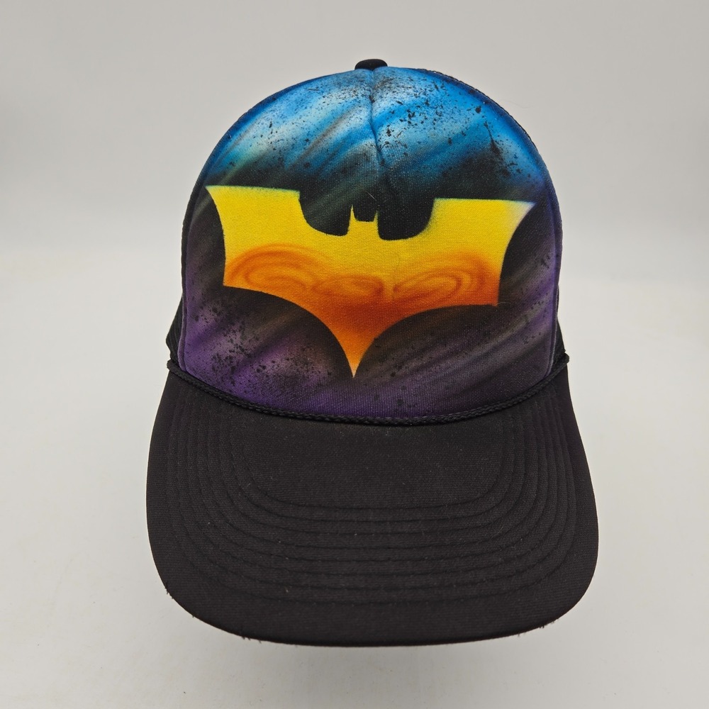 Batman Snapback Hat Baseball Cap Black Clue Comics Movie Graphic Otto OSFA - Picture 3 of 9